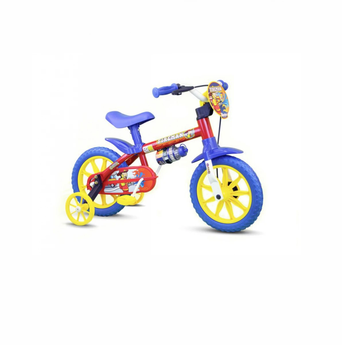 BICICLETA BACCIO FIREMAN ROD. 12 - ROJO 