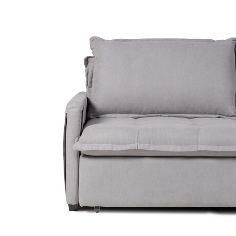 Sofá Cama Oliver - Tela Microfibra 12074 (Ceniza)