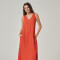 Vestido Aiud Ocre Cobrizo