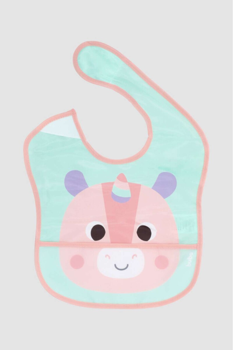 Babero unicorn - Rosado 