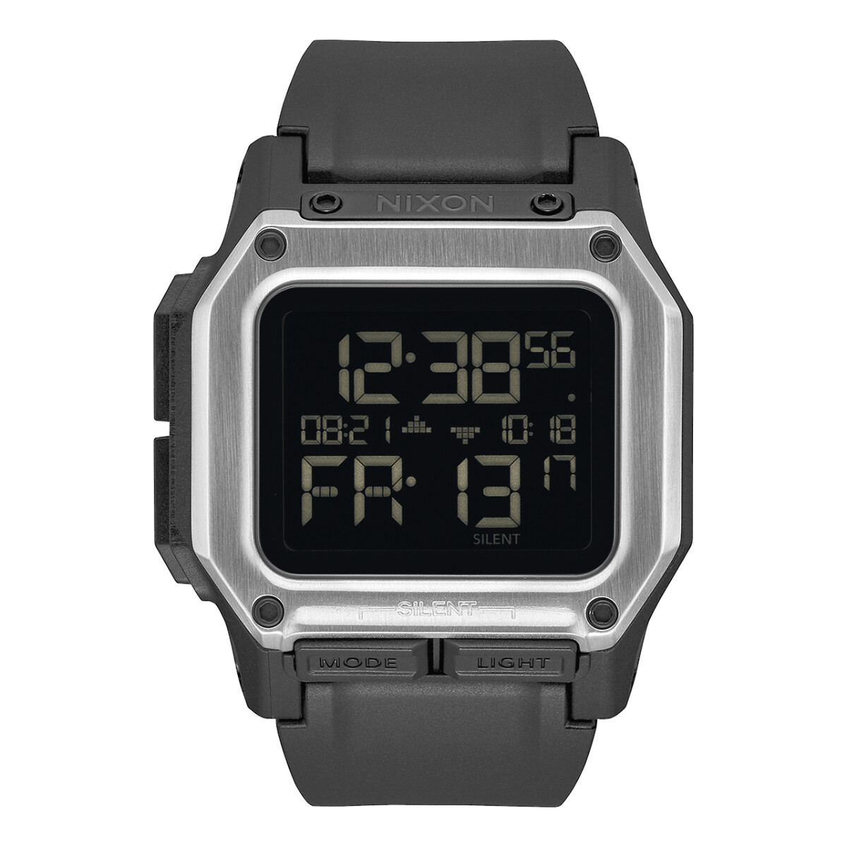 Reloj Nixon Deportivo Silicona Negro 