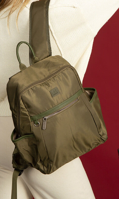 MOCHILA ZURICH VERDE SAFARI