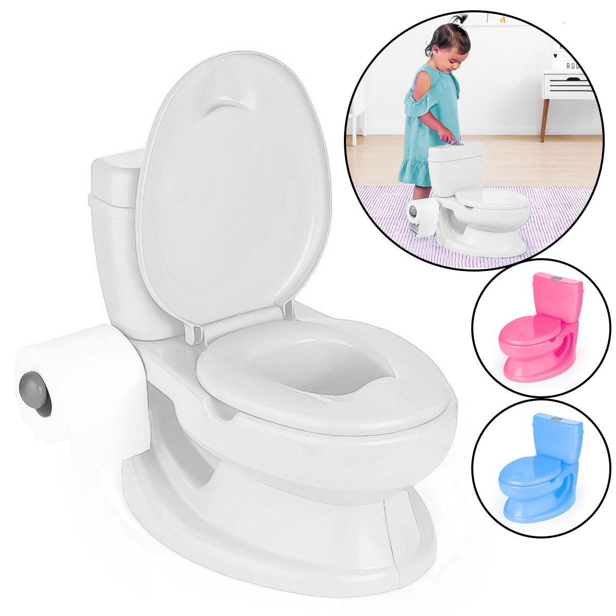 Inodoro Water Pelela C/ Sonido Dolu Producto Europeo! 