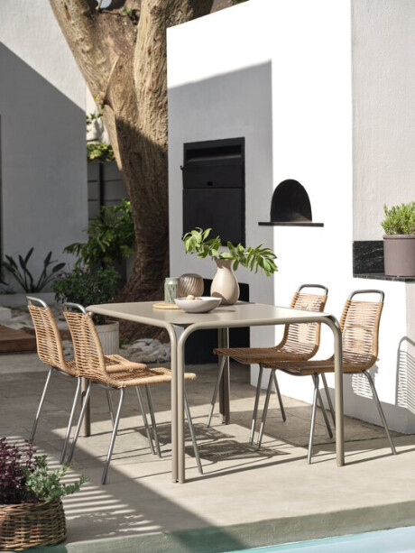 Mesa de jardín RAUMA An.90xL140 arena oscuro Mesa de jardín RAUMA An.90xL140 arena oscuro