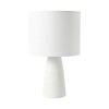 LAMPARA BLANCA P/MESA 29.5X48CM Unica