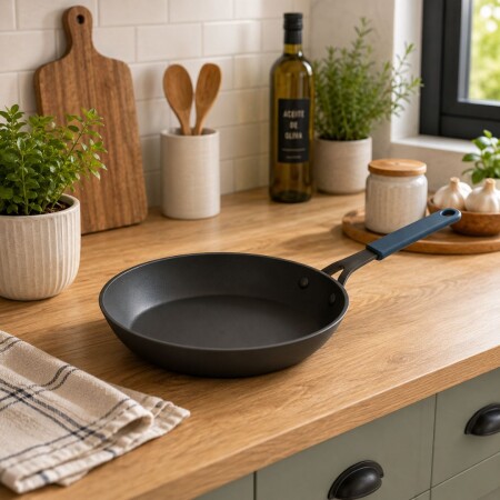 Sarten Hierro Tramontina Profesional Antiadherente 22 cm 1lt NEGRO