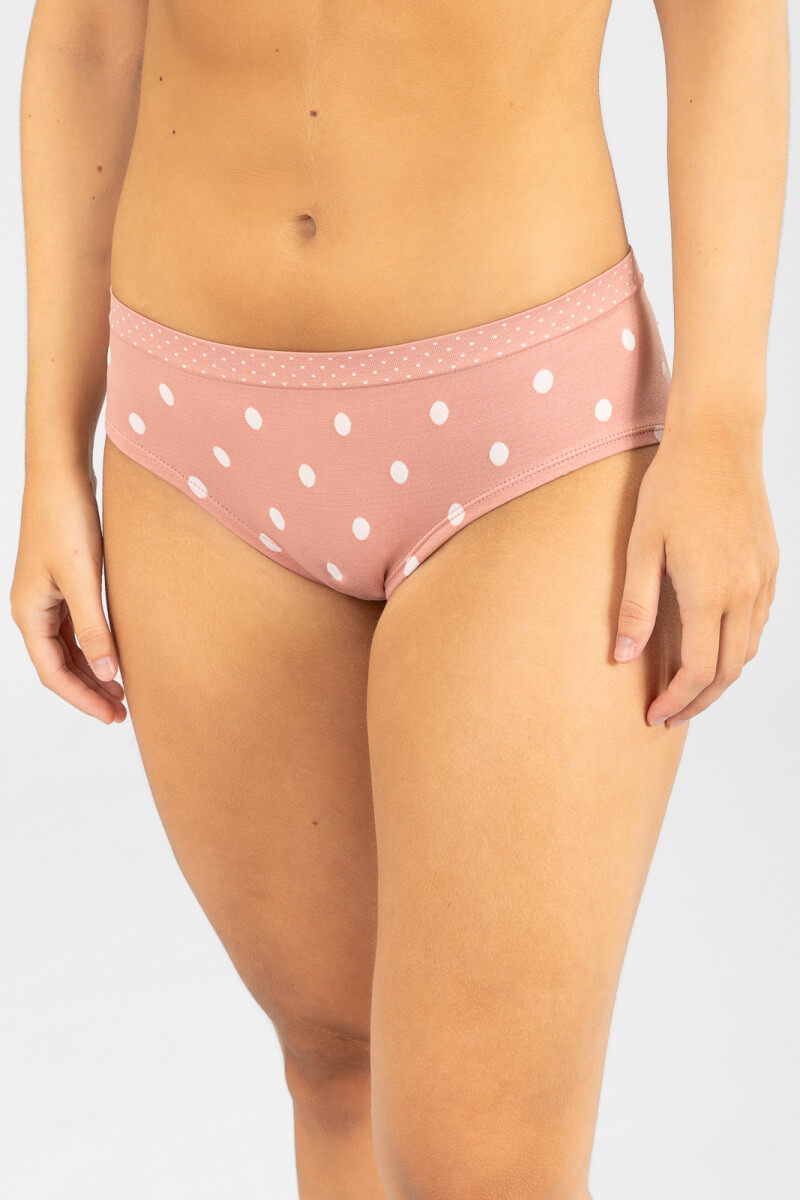 Bikini sin costura - Rosa antique 