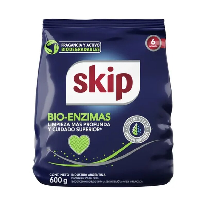 SKIP BIO ENZIMAS 600G Skip Bio Enzimas 600g