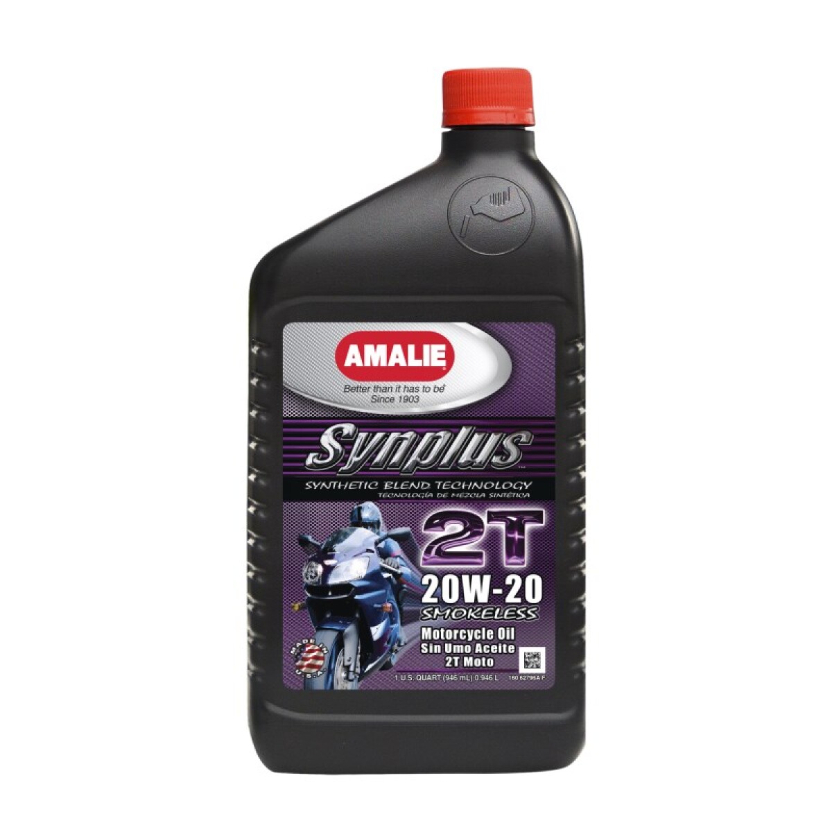 LUBRICANTE ACEITES - 20W20 1LTS SYNPLUS 2T AMALIE MOTOR OIL 