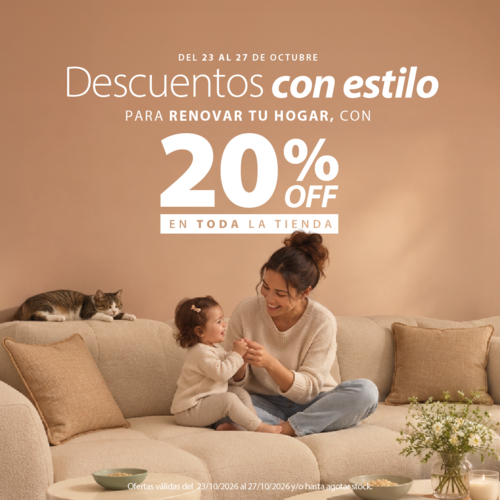 Descuentos con estilo 20% OFF en TODO