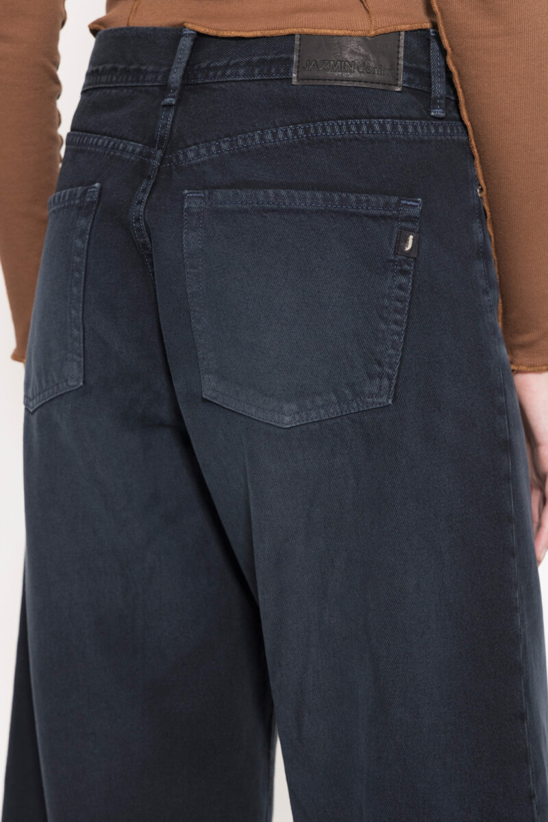 JEANS WIDE X BLUE BLACK Azul