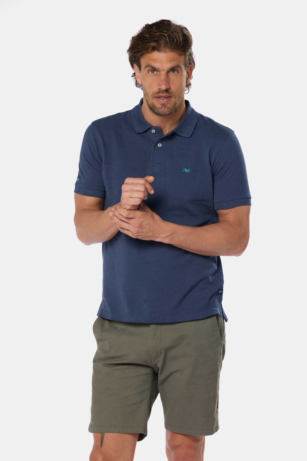 BERMUDA CON CINTURA ELASTIZADA Verde