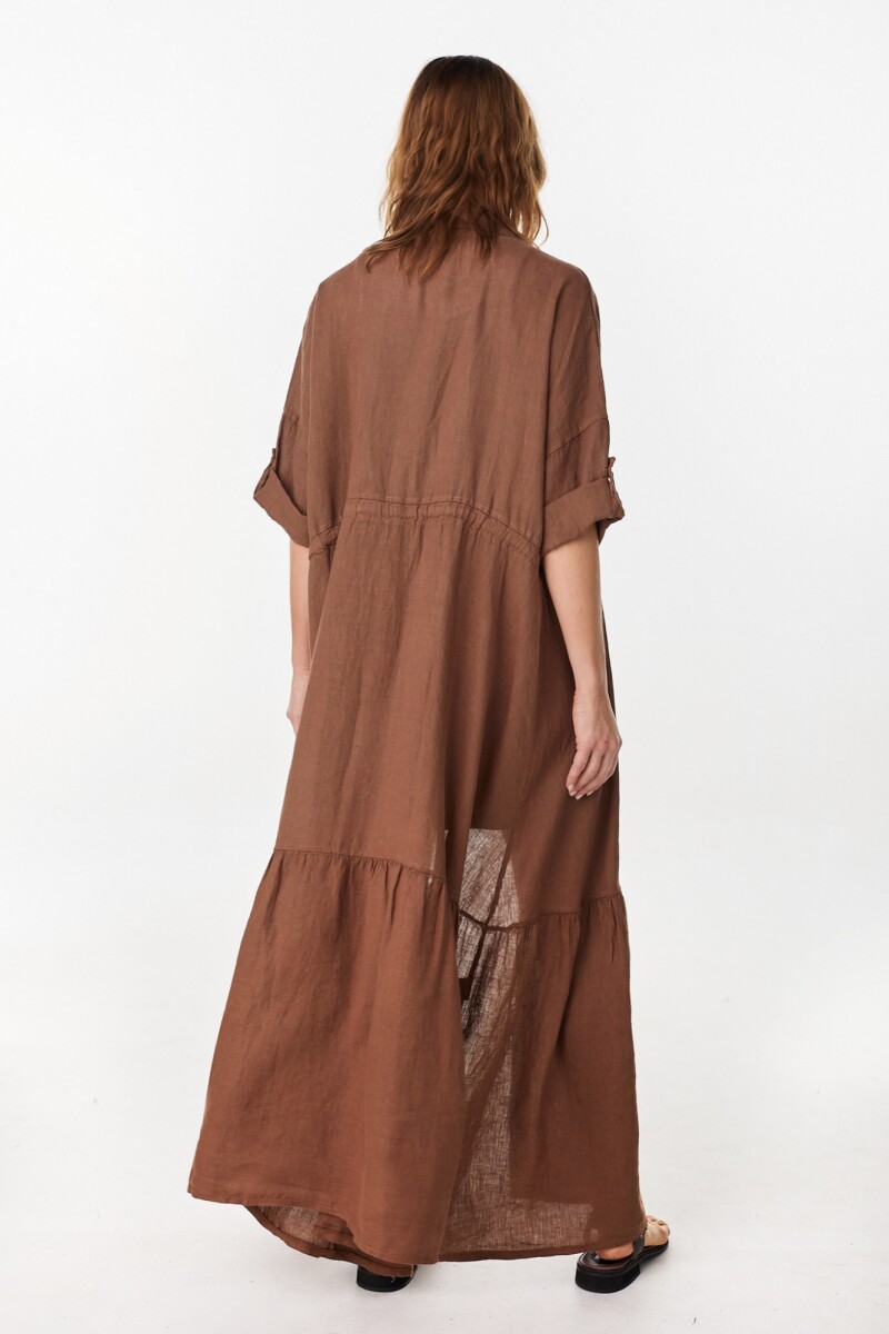 Vestido Camisero Julia Chocolate
