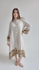 Vestido Camisero Atenas Beige