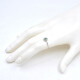 Ring In 18K White Gold, Diamonds And Emerald Ring In 18K White Gold, Diamonds And Emerald