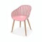 SILLA NASSAU CARVER Silla De Exterior RUSTICO Nassau Carver Patas De Eucalipto - Rosa