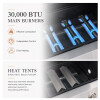 PARRILLA A GAS 3 QUEMADORES CON ANAFE BTU 40000 PARRILLA A GAS 3 QUEMADORES CON ANAFE BTU 40000