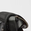 Mochila Soft En Cuero Graneado Negro