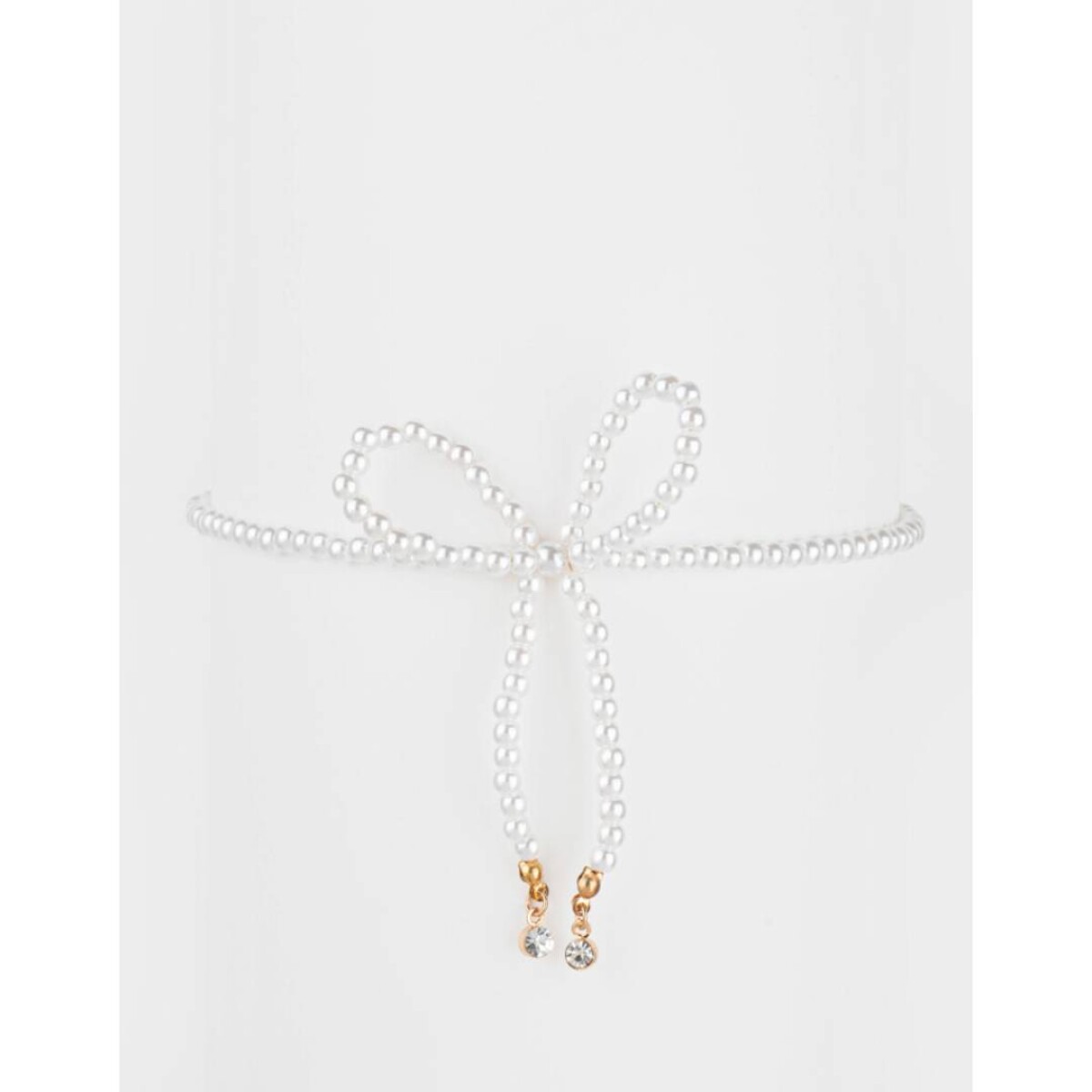 Choker Con Perlas - Dorado 