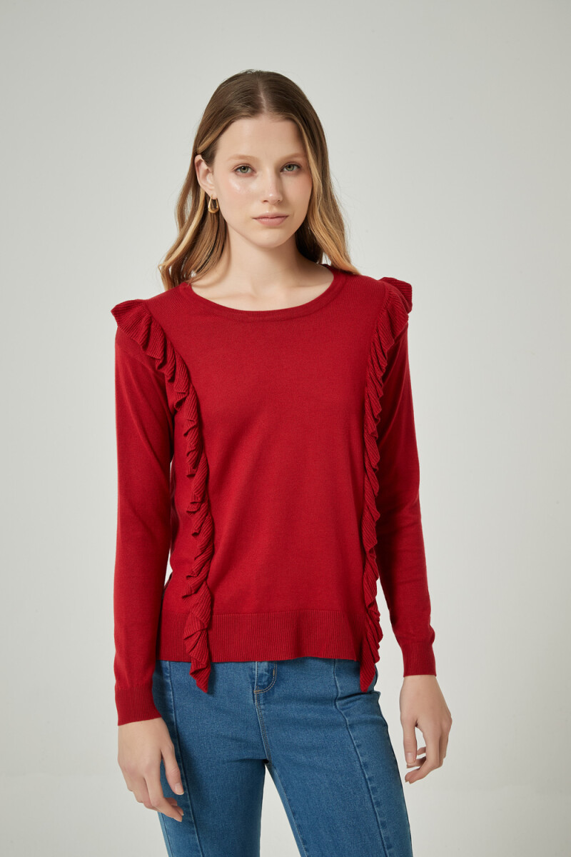 Sweater Giocopo - Rojo Tango 