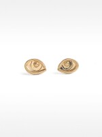 Pendientes Con Ojos dorado