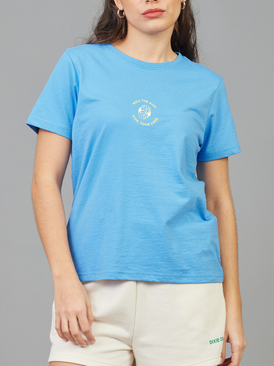 T-SHIRT SHANE DIXIE Ceruleo