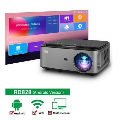 Proyector Rigal RD-828 Android + Wifi + Bt 3800LM 001
