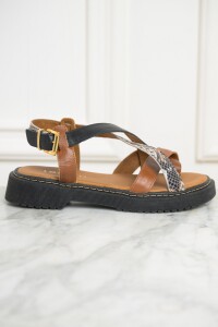 Sandalia Combinada Negro