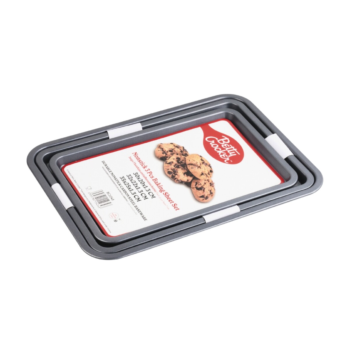 SET 3PCS ASADERAS RECTANGULARES 