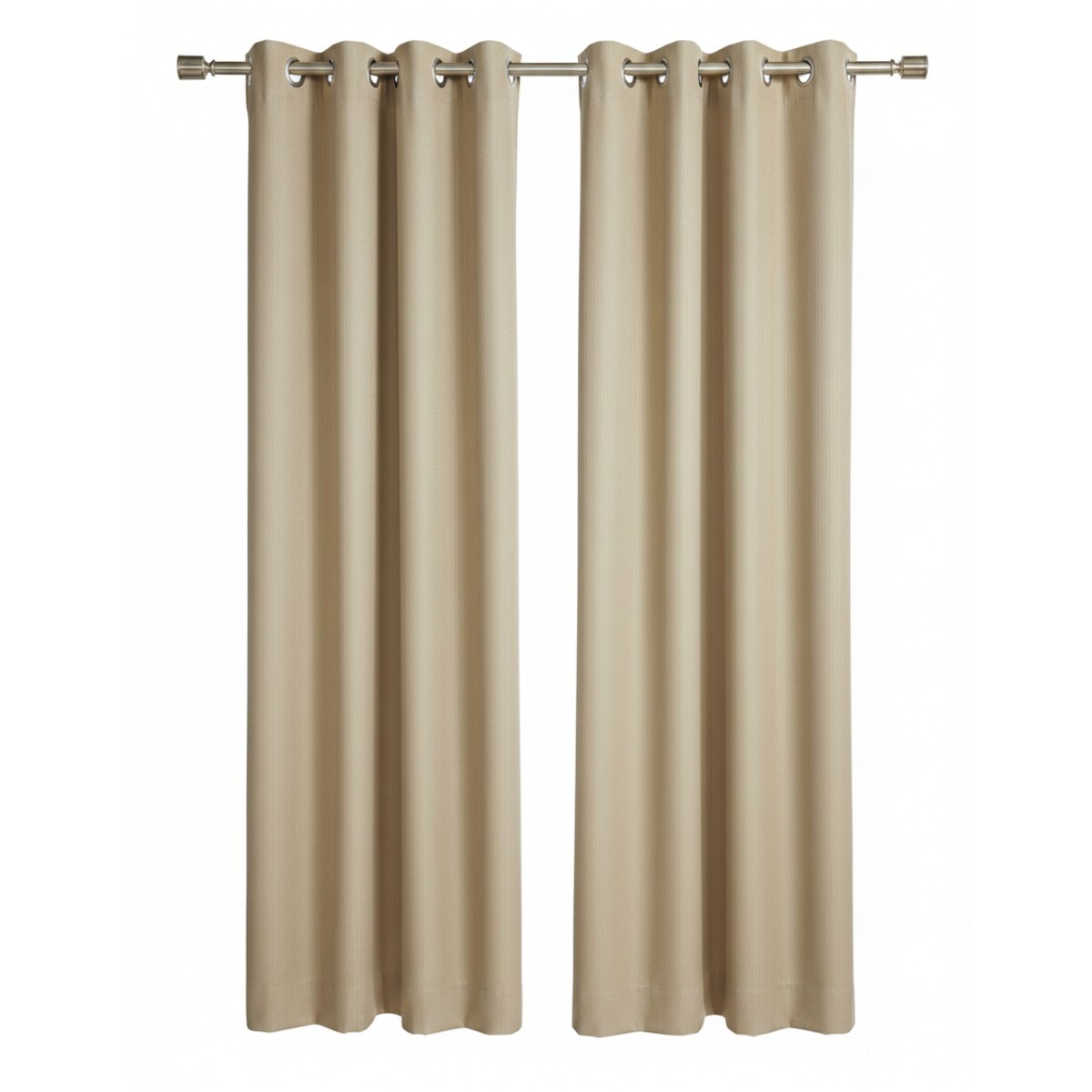 CORTINA JACQUARD BEIGE OSC 140X229CM 