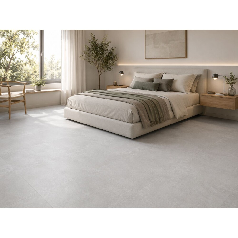 Cerámica para piso y pared Cement Light 73x73 cm mate y rectificado Cerámica Para Piso Y Pared Cement Light 73x73 Cm Mate Y Rectificado