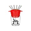 JUEGO DE FONDUE HIERRO FUNDIDO ROJO JUEGO DE FONDUE HIERRO FUNDIDO ROJO