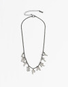 Collares Cortos Strass Collar Corto Let´s Party - Plateado Hematite