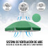 Combo Sombrilla Verde de Playa con Protección UV + Base Ancla Espiral - IMBACK Combo Sombrilla Verde de Playa con Protección UV + Base Ancla Espiral - IMBACK