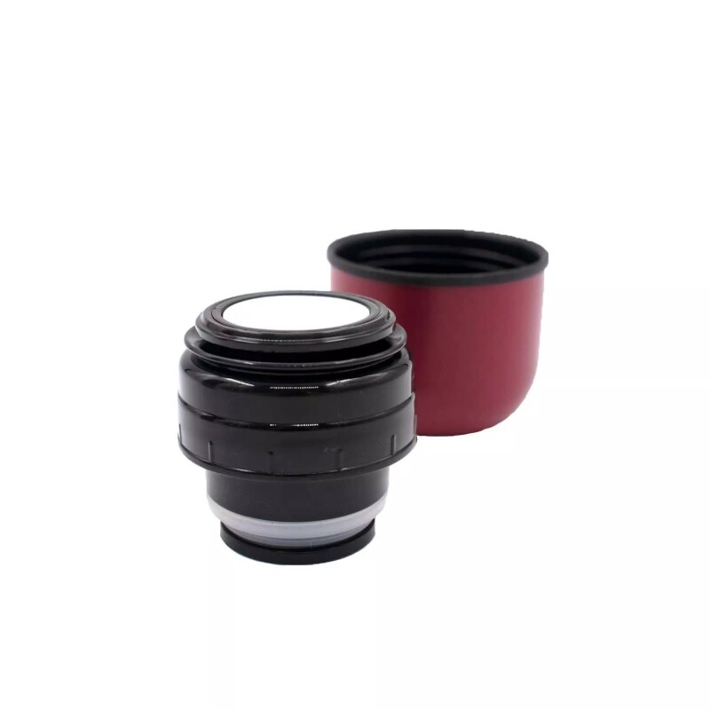 Termo Bala Metálico National Geographic 500 ml ROJO