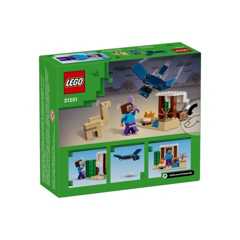 Bloques para armar Lego Minecraft Expedición de Steve al desierto 75 pcs 6+ Bloques Para Armar Lego Minecraft Expedición De Steve Al Desierto 75 Pcs 6+