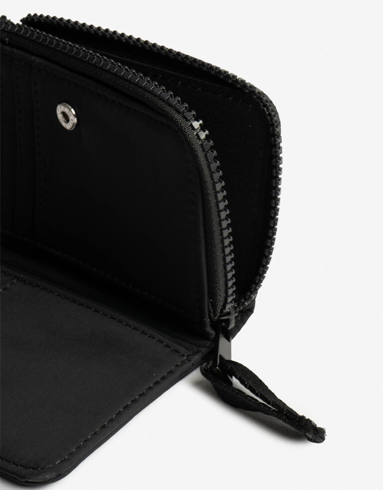 Billetera Nylon Billetera De Material Reciclado - Negro