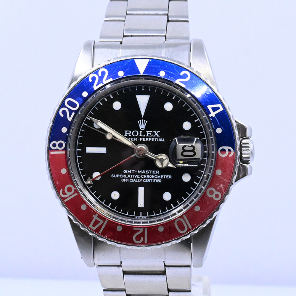 Rolex GMT Master 1675 Pepsi 40mm. año 1978 acero inoxidable. Rolex GMT Master 1675 Pepsi 40mm. año 1978 acero inoxidable.