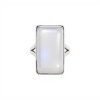 Anillo Rectangular - Plata 925-Piedra Luna-AN4696 conpiedra