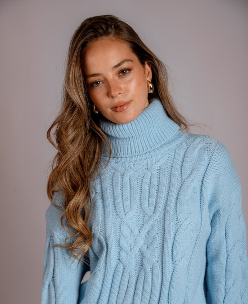 Polera Paz celeste