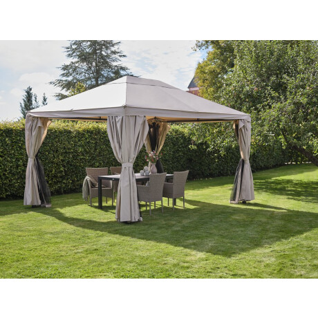 Gazebo NORDMARKA 3x4x2,78 m beige Beige