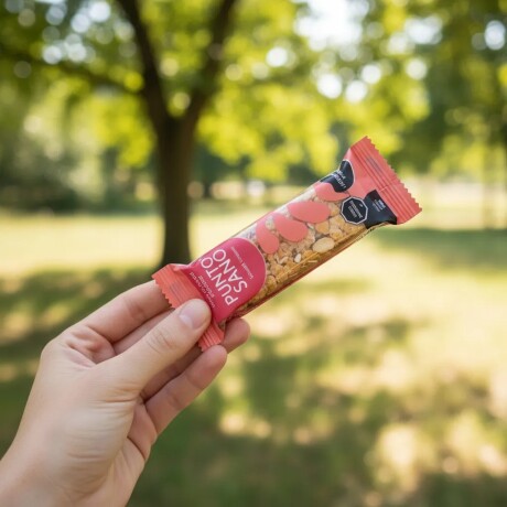 Barras De Cereal 35gr PUNTO SANO Caja x16 Sabor Almendras y Maní Barras De Cereal 35gr PUNTO SANO Caja x16 Sabor Almendras y Maní