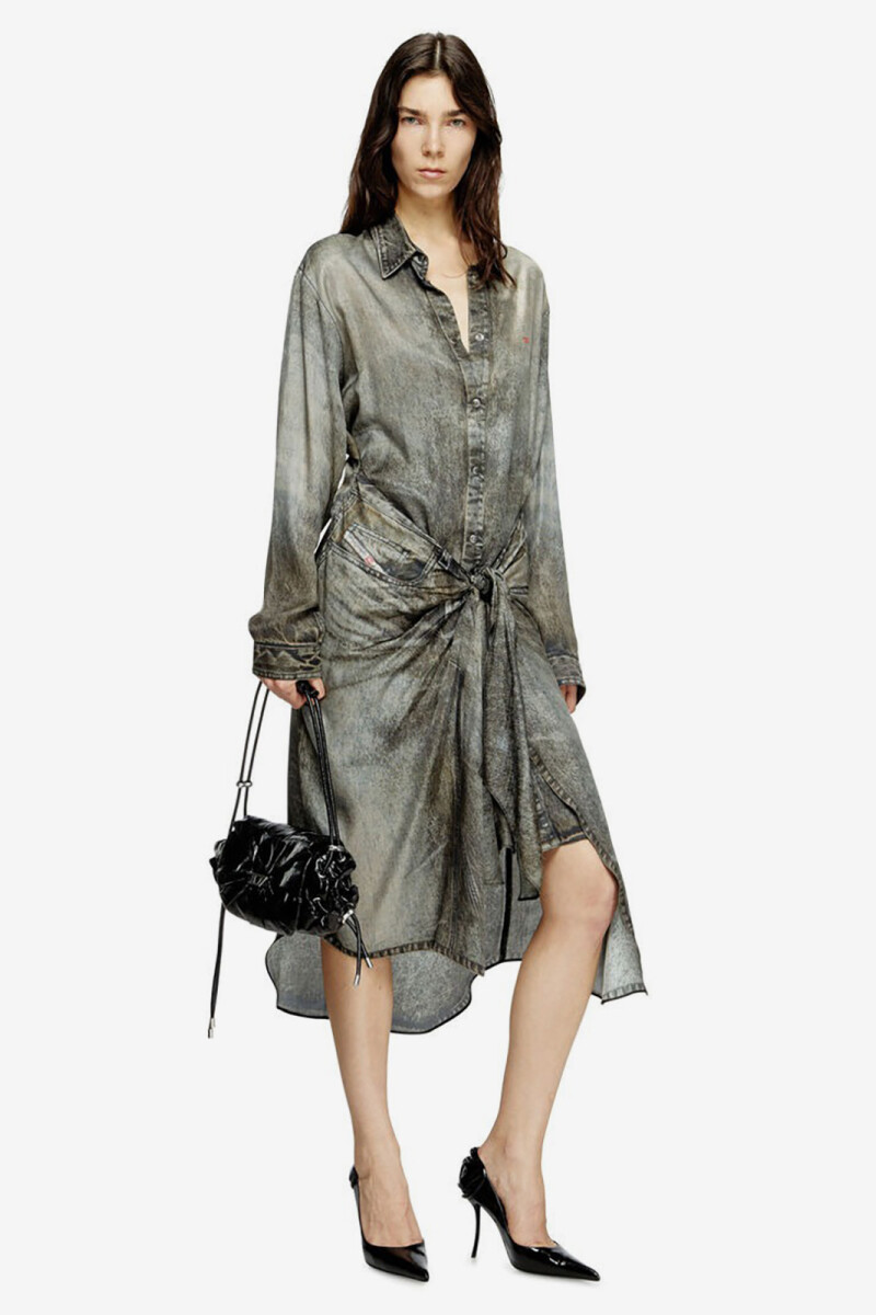 D-ILETTA VESTIDO Negro