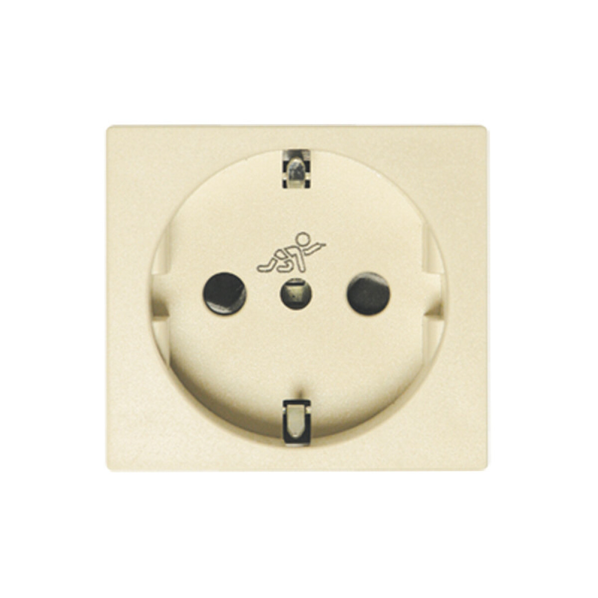 Módulo tomacorriente schuko 16A - Duomo marfil - C57206 