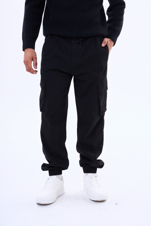 Pantalon de gabardina Rocha Negro