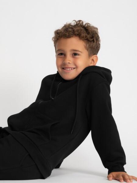 Campera deportiva Negro