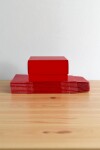 Pack x 20 unid - caja 06 eco 15x16x9 cm. ROJO