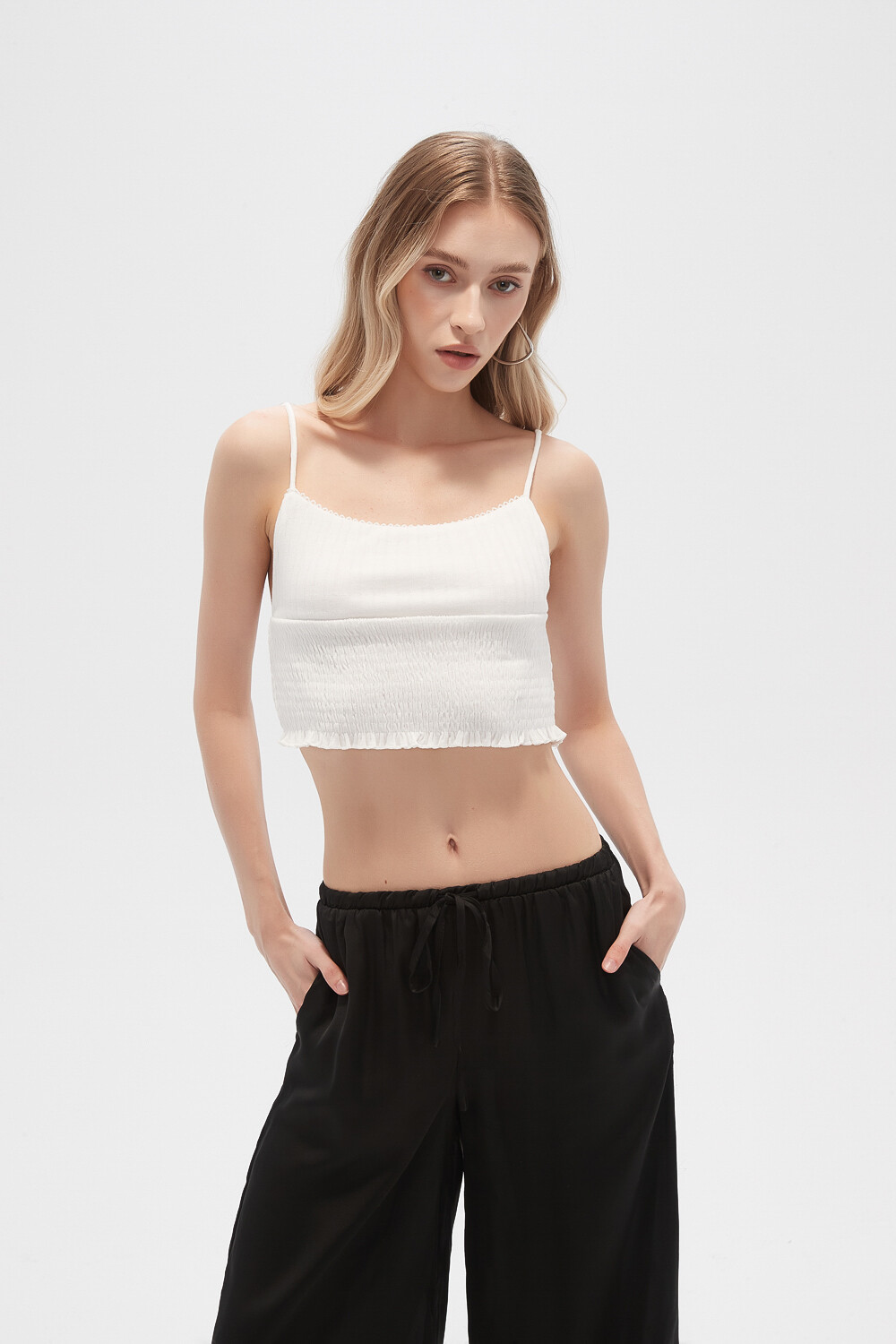 Musculosa Amaya Marfil / Off White