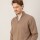 Sweater medio cierre Merino Tostado