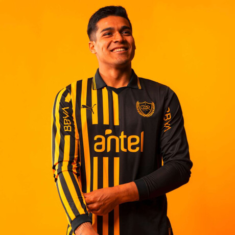 Remera Aniversario Peñarol 2026 De Hombre Amarillo